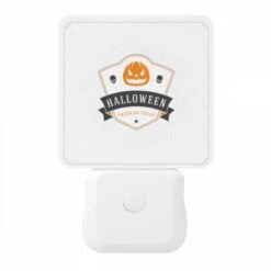 Night Light, A Halloween Logo With A Skull And A Pumpkin. -Pattern Diy Shop 011ec331b30ed1ec87c448d8466c7e6212e7dfd9