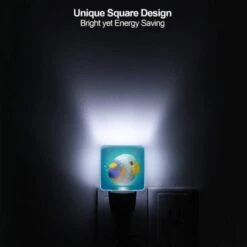 Night Light Set Of 2, A Blue And Yellow Fish With A Black Nose. 3 Night Light Set Of 2, A Blue And Yellow Fish With A Black Nose. -Pattern Diy Shop 049296717460536c346a21da4683e992d1409684