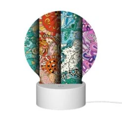 Round Acrylic Night Light, Four Different Colored Designs Of A Sunflower. -Pattern Diy Shop 0c922a07930ec4b4c599ac6069a0bf41cbc07d48