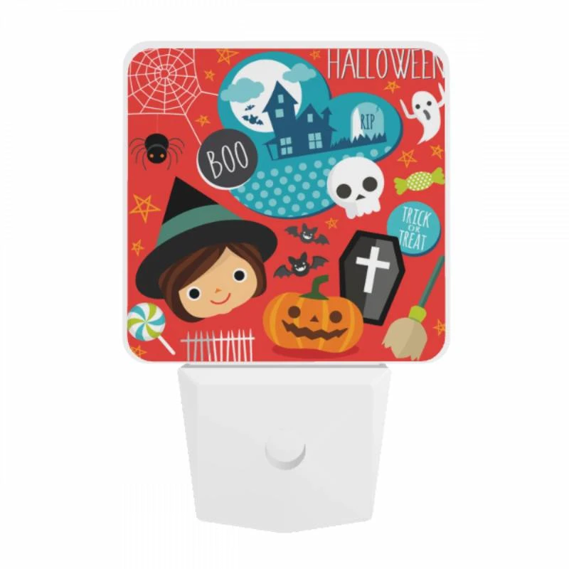 Night Light, A Halloween themed image with a girl and various Halloween symbols. Night Light, A Halloween Themed Image With A Girl And Various Halloween Symbols. -Pattern Diy Shop 0db92c8f09a5b8a3adb4902ef4fef9c5284e72c3