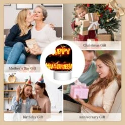 Love Acrylic Night Light, A Firey Sign That Says "Happy Halloween". -Pattern Diy Shop 0ec1162a70e3b9ecfe8c33b3e39036ea3fb21849