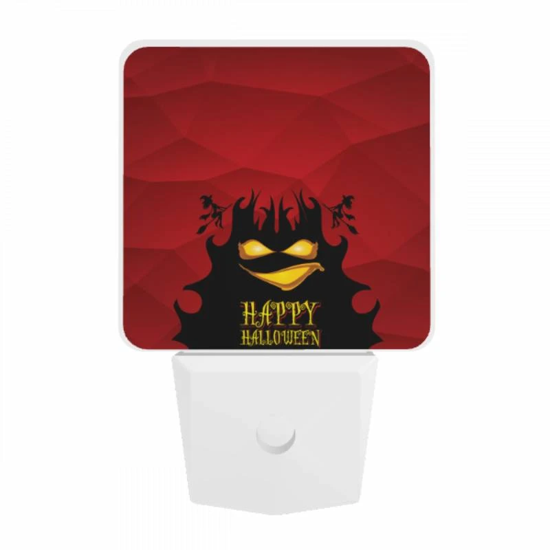 Night Light, A red background with a happy halloween sign. Night Light, A Red Background With A Happy Halloween Sign. -Pattern Diy Shop 0f3de72e962932ad35f502ec9d3d4ff617ff0000
