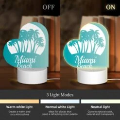 Love Acrylic Night Light, A Logo For The Miami Beach. -Pattern Diy Shop 104187faf7eebc9a3d0f3110dcd53ec2f2500b8f