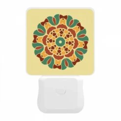Night Light, A Colorful Flower With A Yellow Center. 9 Night Light, A Colorful Flower With A Yellow Center. -Pattern Diy Shop 125a1964b8236e5d25062d512d23a1c28466f0a6