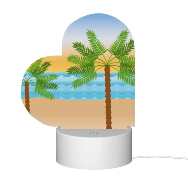 Love Acrylic Night Light, Two palm trees are standing on a beach. Love Acrylic Night Light, Two Palm Trees Are Standing On A Beach. -Pattern Diy Shop 138aa47b58956e06262fce479a6aa14ddf205f06