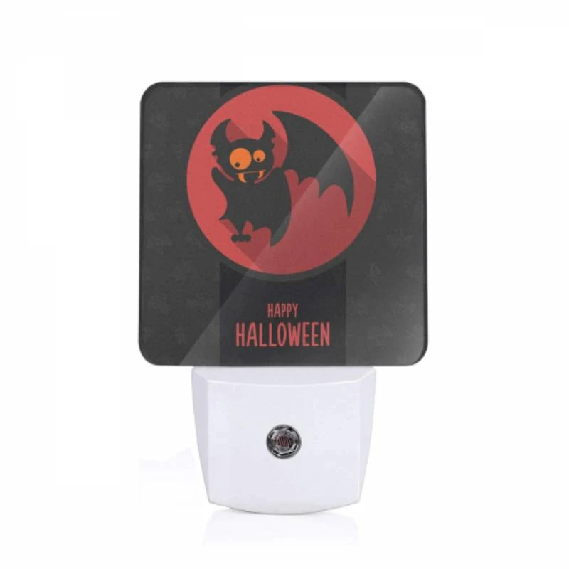 Night Light, A red and black bat with a pumpkin on its head. Night Light, A Red And Black Bat With A Pumpkin On Its Head. -Pattern Diy Shop 18787c54bfd650a36112d3578842d7245053d43c