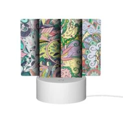 Rectangular Acrylic Night Light, Three Colorful Designs Are Displayed On A Wall. -Pattern Diy Shop 1e7ed64726398d43fe6f65e08a475fc943feb8fc