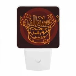 Night Light, A Smiling Face With A Mouth Full Of Teeth And A Tongue Sticking Out. -Pattern Diy Shop 20a56231f51b5a500c6ce374b306752470a8de77