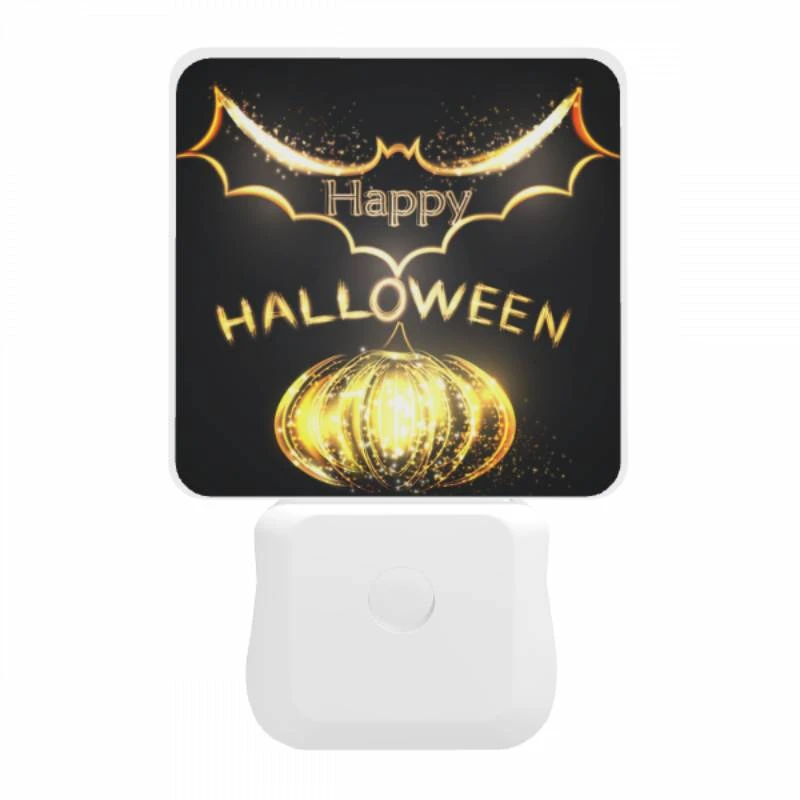 Night Light, A happy Halloween sign with a pumpkin and bats. Night Light, A Happy Halloween Sign With A Pumpkin And Bats. -Pattern Diy Shop 25e6fca1e6d97cd5666225fc909e310a33bf2b23