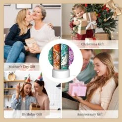 Round Acrylic Night Light, Four Different Colored Designs Of A Sunflower. -Pattern Diy Shop 280415057159b88cbde1332793db997a47fa8892