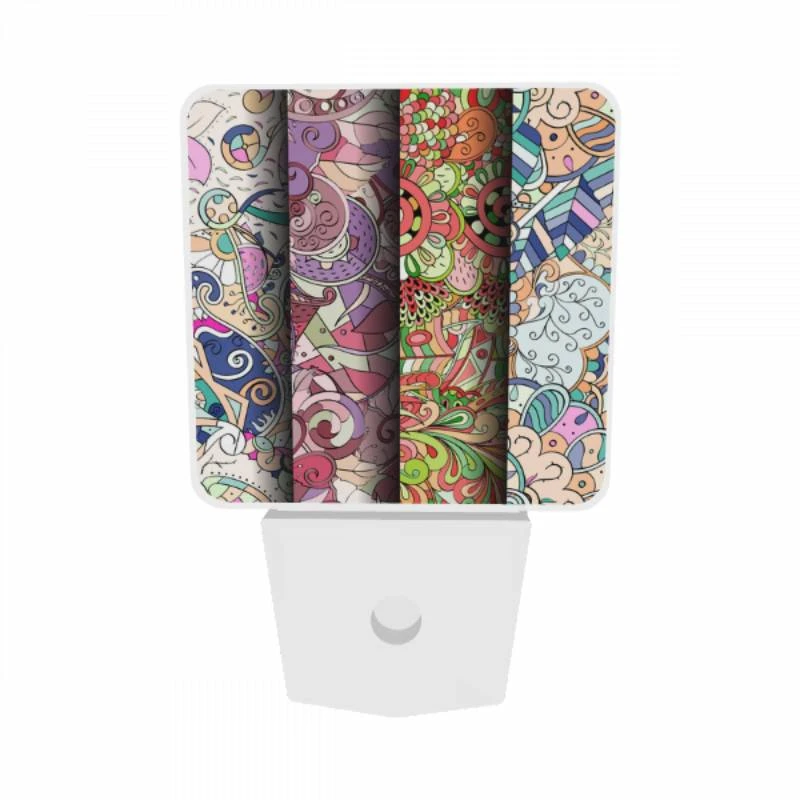 Night Light Set of 2, Three colorful designs are displayed side by side. Night Light Set Of 2, Three Colorful Designs Are Displayed Side By Side. -Pattern Diy Shop 2c535bb3bc6176d03dd3c8b19de1b4a7e8ed9306