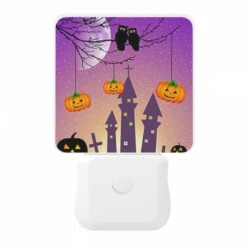 Night Light, A Purple And White Image Of A Castle With A Moon And Stars In The Background 8 Night Light, A Purple And White Image Of A Castle With A Moon And Stars In The Background -Pattern Diy Shop 2c5b0f08bab984ed7a4f1fb4fe37b842bf703268