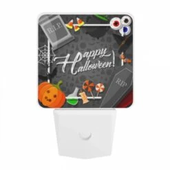 Night Light, A Halloween Sign With A Witch's Hat And A Skeleton. -Pattern Diy Shop 2f4b9b1584a60067f0e128fddf60edaf5383659b