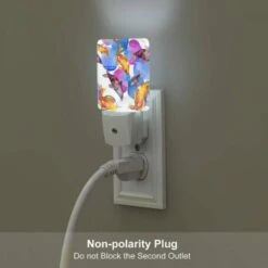 Night Light, A Painting Of Fish In A Blue And Pink Water. -Pattern Diy Shop 30b9f25085a24a1cf0c6ac042267bf5e44e318c7