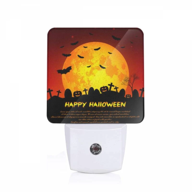 Night Light, A Halloween poster with a moon and bats. Night Light, A Halloween Poster With A Moon And Bats. -Pattern Diy Shop 327d0cf0575e13eba16961bf81108ef5ee0ec923