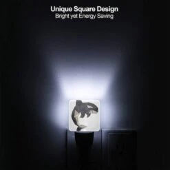 Night Light Set Of 2, A Black And White Whale With A White Belly. 3 Night Light Set Of 2, A Black And White Whale With A White Belly. -Pattern Diy Shop 3567b9a9656551d94dd34fe2fe0b38db9c8b58e2