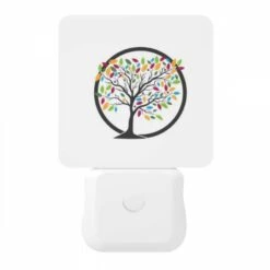 Night Light, A Colorful Tree With Leaves In Different Colors. 8 Night Light, A Colorful Tree With Leaves In Different Colors. -Pattern Diy Shop 37481c41bb5e560231817b6c385014370da97031