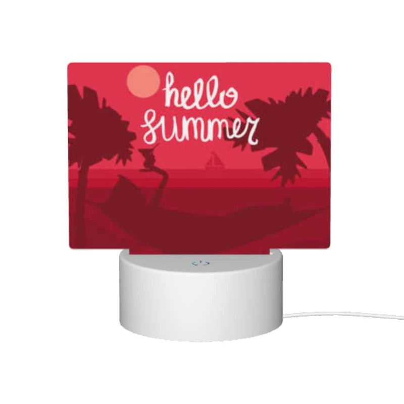 Rectangular Acrylic Night Light, A cat is laying on a beach chair Rectangular Acrylic Night Light, A Cat Is Laying On A Beach Chair -Pattern Diy Shop 376baac0678757b317b9eee761784ce9e153dc23