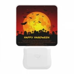 Night Light, A Halloween Poster With A Moon And Bats. 9 Night Light, A Halloween Poster With A Moon And Bats. -Pattern Diy Shop 39f63f00f6be01c95630a973a786445f5606bd25