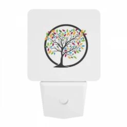 Night Light, A Colorful Tree With Leaves In Different Colors. 7 Night Light, A Colorful Tree With Leaves In Different Colors. -Pattern Diy Shop 3dc0bbc61c73eb2f84528ade5db38f0fa61ee2a0