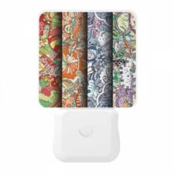 Night Light, Four Different Colored Designs Of Flowers. -Pattern Diy Shop 3e0d7c9f8fdaf4f74ca6639303936535434034b9