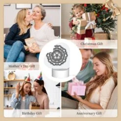 Love Acrylic Night Light, A Black And White Drawing Of A Flower. -Pattern Diy Shop 461c0ed7a4480819f28bef40282f8855c2e08e91