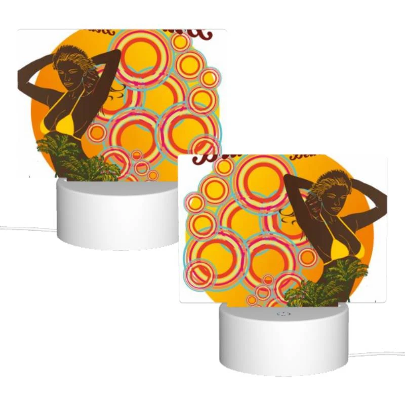 Rectangular Acrylic Night Light, A woman in a bikini is posing for a picture. Rectangular Acrylic Night Light, A Woman In A Bikini Is Posing For A Picture. -Pattern Diy Shop 4a763666809ec206c81ca827576bd5b0ff0791c7