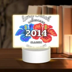 Rectangular Acrylic Night Light, A Logo For Long Beach Classic 2014.