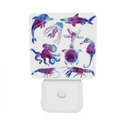 Night Light Set Of 2, A Collection Of Sea Creatures 7 Night Light Set Of 2, A Collection Of Sea Creatures -Pattern Diy Shop 51778799b530c8c03973a88d2d63906b4c61e58a