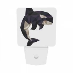 Night Light Set Of 2, A Black And White Whale With A White Belly. 6 Night Light Set Of 2, A Black And White Whale With A White Belly. -Pattern Diy Shop 5a5d201a8b1a9f55e4082e872f704384e56db8cd