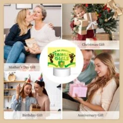 Rectangular Acrylic Night Light, A Yellow Sign With A Green Star And The Words Rio De Janeiro Samambaia Girls. -Pattern Diy Shop 5b5017c3d3f0122ae814909ea03ece694bc7a882