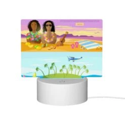 Rectangular Acrylic Night Light, A Colorful Advertisement For Hawaiian Islands. -Pattern Diy Shop 5b516284aa7f0c7b5c9e9eb67b2abb505cd9693e