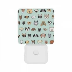 Night Light Set Of 2, A Collection Of Different Dog Breeds. 8 Night Light Set Of 2, A Collection Of Different Dog Breeds. -Pattern Diy Shop 5e7c11562053835bb510a736ddb2cca543340cd7