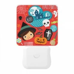 Night Light, A Halloween Themed Image With A Girl And Various Halloween Symbols. 8 Night Light, A Halloween Themed Image With A Girl And Various Halloween Symbols. -Pattern Diy Shop 65246a8283a565bc463c60b1a7423fa0517abad7