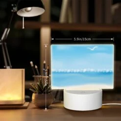 Rectangular Acrylic Night Light, A Beautiful Beach Scene With A Blue Sky -Pattern Diy Shop 6b4a5a648d808d3610d904c65b77c37c7f3e19c4