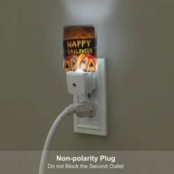 Night Light, Two Pumpkins With A Happy Halloween Sign. -Pattern Diy Shop 6b98cd79cc33721aa49df6db7675ccfe368f4a6a