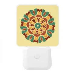 Night Light, A Colorful Flower With A Yellow Center. 8 Night Light, A Colorful Flower With A Yellow Center. -Pattern Diy Shop 6d7e75d40fca5eba18af9666d976ecbf31dcb8a8
