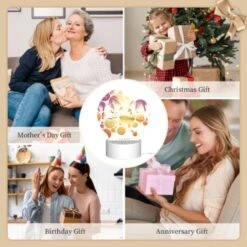 Round Acrylic Night Light, A Colorful Beach Scene With Palm Trees And A Sunset. 7 Round Acrylic Night Light, A Colorful Beach Scene With Palm Trees And A Sunset. -Pattern Diy Shop 6fe59526e7f0c92c67dc8dc8a14aa56d3d1e9e16