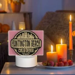 Rectangular Acrylic Night Light, A Sign For Huntington Beach 6 Rectangular Acrylic Night Light, A Sign For Huntington Beach -Pattern Diy Shop 73a415c0953b96133cce04ba5d01d9f4aa093d02