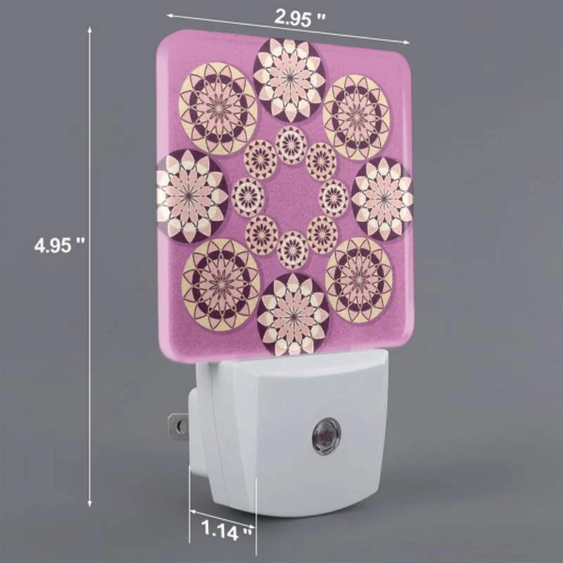 Night Light, A collection of circles with different designs on a purple background. Night Light, A Collection Of Circles With Different Designs On A Purple Background. -Pattern Diy Shop 75688735a2fa23aac8080abc3e57c9ddfd27dea6