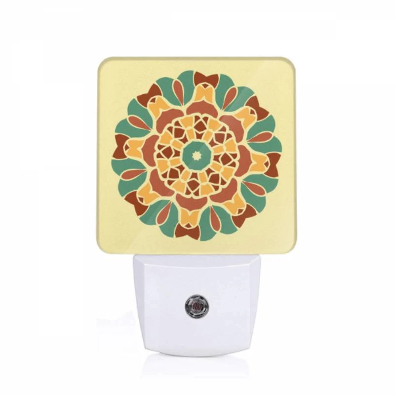 Night Light, A colorful flower with a yellow center. Night Light, A Colorful Flower With A Yellow Center. -Pattern Diy Shop 7995ae26980d87f32a0993947009fb4516602f4c
