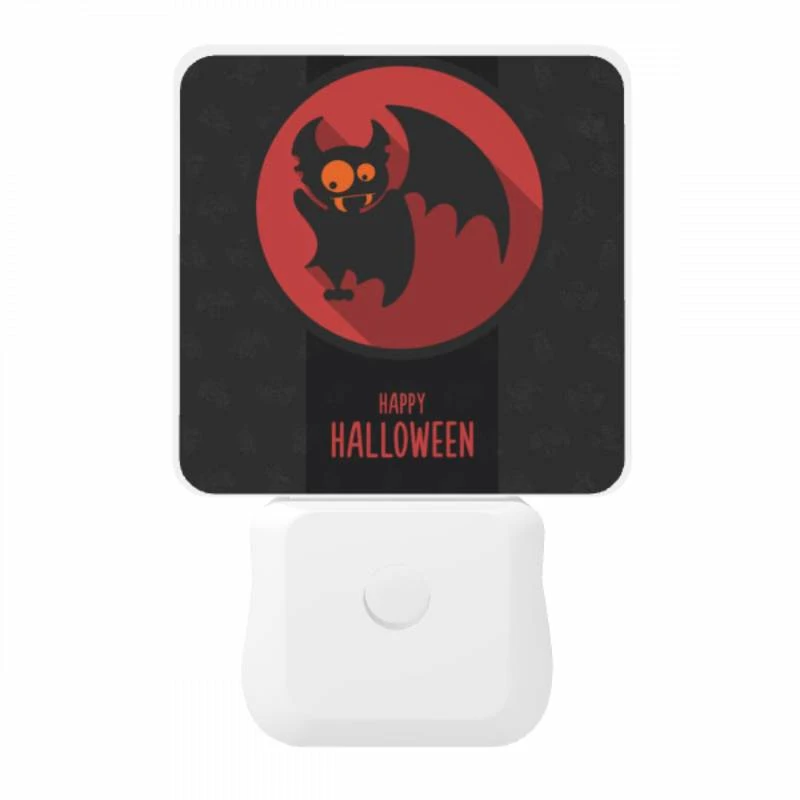 Night Light, A red and black bat with a pumpkin on its head. Night Light, A Red And Black Bat With A Pumpkin On Its Head. -Pattern Diy Shop 7a1c6ac3d5c14d048748deb5a365fab42531ea3c