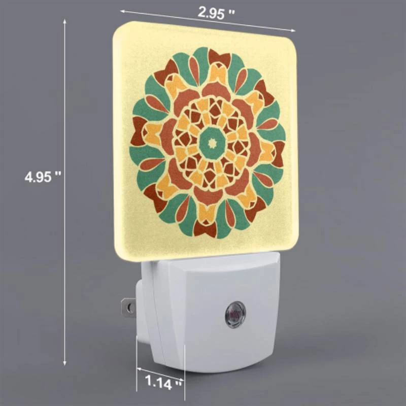Night Light, A colorful flower with a yellow center. Night Light, A Colorful Flower With A Yellow Center. -Pattern Diy Shop 80104cc95dc8387ee0fe37600d82b6783c5f457a