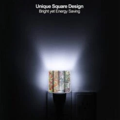 Night Light, Four Different Colored Designs Of Flowers. -Pattern Diy Shop 846d6ed37a1870018983629d1c57df5cd606782e