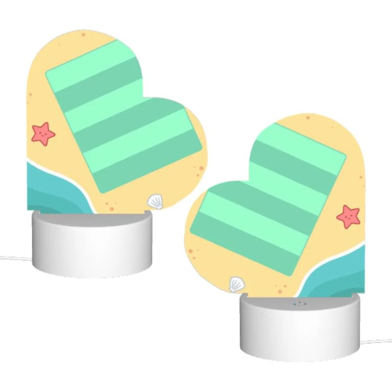 Love Acrylic Night Light, A cartoon beach scene with a striped beach towel Love Acrylic Night Light, A Cartoon Beach Scene With A Striped Beach Towel -Pattern Diy Shop 8d273260f944d7ffdcfffd71040e86d43ab41df5