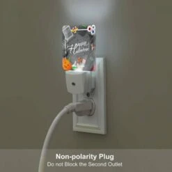 Night Light, A Halloween Sign With A Witch's Hat And A Skeleton. -Pattern Diy Shop 929bb3a249ffb0e9a22880568b11d8f1bbdcf78a