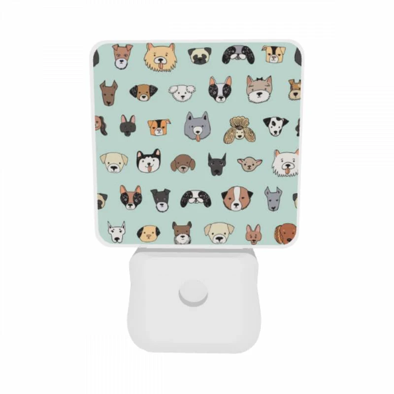 Night Light Set of 2, A collection of different dog breeds. Night Light Set Of 2, A Collection Of Different Dog Breeds. -Pattern Diy Shop 9539f6900c2e16e24249b17f84cb7b688a5f1f98