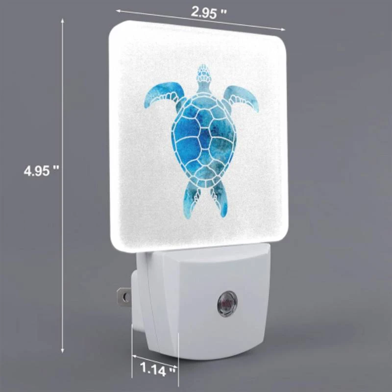 Night Light, A blue and white turtle with a shell. Night Light, A Blue And White Turtle With A Shell. -Pattern Diy Shop a02ed50df233f45d23fea01aa0ed7d2000619428