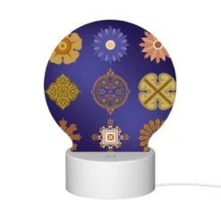 Round Acrylic Night Light, A Collection Of Six Different Flower Designs. -Pattern Diy Shop af8c894a84f9eb4a85880ee0fb2e3c552d99e38a