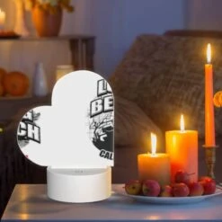 Love Acrylic Night Light, A Black And White Image Of A Beach With The Words "Long Beach" Written On It. -Pattern Diy Shop b160dfe1f072b02fc2b8b0556f2a6929ea2638c6